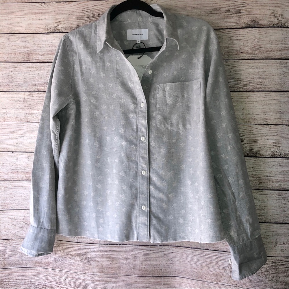 NWT Current/Elliott The Boyfriend Shirt Size 2